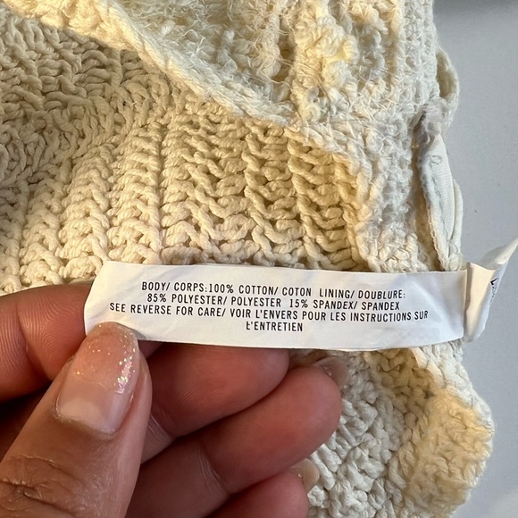 CAPE JUBY | White crochet bikini top | Size XS/TP | GREAT CONDITION - Picture 6 of 6